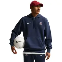 Nike Paris Saint-Germain Club Sportswear Hoodie 2026-2027 Donkerblauw Wit