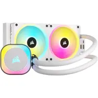 Corsair PC Koeling - - CW-9061005-WW - iCUE LINK H100i RGB Vloeibare CPU Koeler met QX120 RGB ventilatoren - Wit