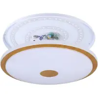 Eglo LANCIANO, 1 lamp, LED, 5000 K, 4000 lm, IP20, Bruin, Wit