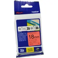 Brother Tape TZe-441 Zwart op rood (18 mm)