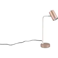 TRIO Design tafellamp Marley koffiebruin