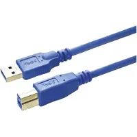MediaRange 1.8m. USB2.0-A - USB2.0-B USB-kabel 1.8 meter USB 3.2 Gen 1 (3.1 Gen 1) USB A USB B Blauw