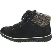 Rieker Veterlaarsjes nachtblauw / bruin gemêleerd / zwart / offwhite