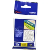 Brother TZe-135 Tape Wit op transparant (12 mm)