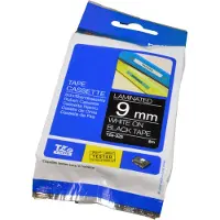 Brother TZe-325 Tape Wit op zwart (9 mm)