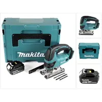 Makita DJV 180 F1J accu-decoupeerzaag 18 V + 1x accu 3,0 Ah + Makpac - zonder oplader