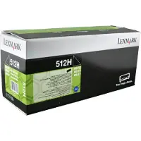 Lexmark Toner 51F2H00 (512H) Zwart Hoge capaciteit