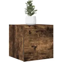 vidaXL Tv-wandmeubelen 2 st 30,5x30x30 cm gerookt eikenkleurig