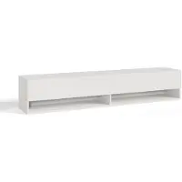 En.casa TV meubel Halmstad zwevend tv lowboard 160x31x30 cm wit []