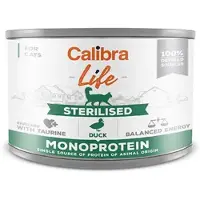 Calibra Kattenvoer Life Sterilised Eend 6 x 200 gr