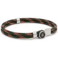 Steel & Barnett - Koordarmband Heren - Riptide - Lichtbruin - Maat S