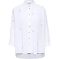 ONLY Blouse 'ONLNEW LINA GRACE' lichtblauw / citroen / wit