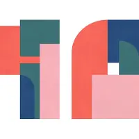 Komar Fotobehang Geometric Colors
