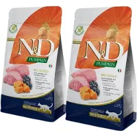 Farmina N&D pompoen gesteriliseerde kat lam 1,5 kg