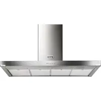 Falcon Super Flat 110 zwart wand afzuigkap zwart, 110 cm. breed zuinig energieklasse D