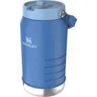 Stanley Flip Straw 2.0 Waterfles Met Rietje 1,9L - 20 Uur Koud - 4 Dagen Koud Met IJs - Roestvrijstalen Drinkfles - BPA Vrij - Lekvrij - Vaatwasserbestendig - Azure