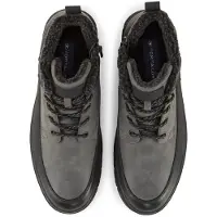 Tom Tailor Veterboots donkergrijs / zwart