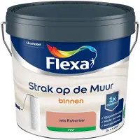 Flexa - Strak Op De Muur Binnen Mat - Iets Rabarber - Mengverf - 5 L
