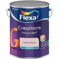 Flexa - Creations Muurverf Zijdemat - Vleugje Aubergine - Mengverf - 5 L