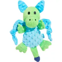 BARK humbert the dragon draak pluche blauw / groen 29x31x10 cm