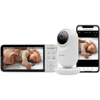 Luvion Supreme Connect 3 – Babyfoon met Camera en App – Met en Zonder Wifi – Premium Baby Monitor