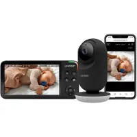 Luvion Supreme Connect 3 Black – Babyfoon met Camera en App – Met en Zonder Wifi – Premium Baby Monitor