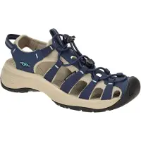 Keen Sandaal 'Astoria West 1028959' beige / donkerblauw