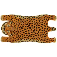 Esschert Design Kokosmat Jachtluipaard Oranje 75 X 39 X 2 Cm