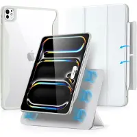 ESR Rebound Hybrid 360 Hoes Geschikt voor Apple iPad Pro 13 (2024 / 2025) Book Case Wit