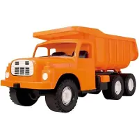 Wader Tatra Truck kiepwagen - 70 cm - Oranje - 100kg draaggewicht