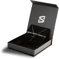 SERASAR Premium ketting heren [Trust] | Roestvast roestvrij staal | Stabiele ketting | Veilige sluiting | Kleur: Zwart | Lengte: 60cm | Inclusief sieradendoosje