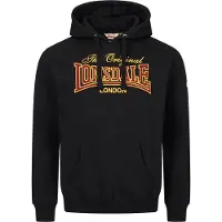 Lonsdale Sweatshirt 'Prestolee' goudgeel / bourgogne / zwart