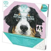 Diamond Dotz Diamond Embroidery Diamond Dotz Diamond Mozaïek Hond Zeg hallo tegen Zuzu 31x31cm DQK7001