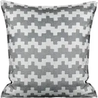 Eurofirany Decoratieve Kussenhoes 45x45 cm - Geometrisch Staal