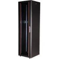 Roline 19-inch netwerkkast Basic 42 U, 600x600 BxD Glazen deur zwart