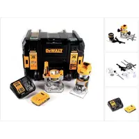 DeWalt DCW 604 D1 accu combifrees 18V 55 mm + 1x accu 2.0 Ah + 1x snellader in TSTAK