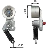 Gates T38705 Riemspanner, Poly V-riem