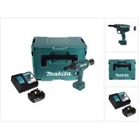 Makita DRV 250 RT1J accu-blindklinkmachine 18 V 20 kN borstelloos + 1x accu 5,0 Ah + oplader + Makpac