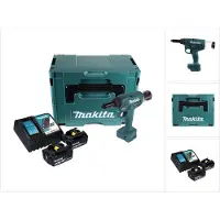 Makita DRV 250 RGJ accu-blindklinkapparaat 18 V 20 kN borstelloos + 2x accu 6,0 Ah + oplader + Makpac