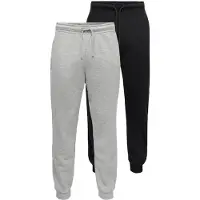 Only & Sons Broek 'ONSCHASE' grijs gemêleerd / zwart