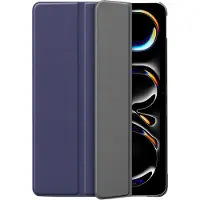 Cazy tablet Hoes geschikt voor iPad Pro 11 (2025 / 2024) M5 / M4 - TriFold Bookcase - Blauw