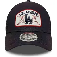 New Era MLB LA Dodgers Patch 9FORTY Trucker Cap, blue