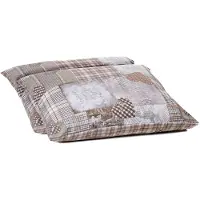 Zelesta Comfort Design Kussensloop Set van 2 - Patchwork Hearts 80x80cm