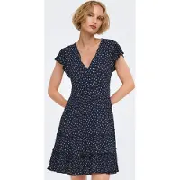 ONLY Blousejurk 'ONLClaudette' navy / wit