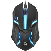 Defender MOUSE DEFENDER CYBER MB-560L BLACK 7 COLORS 1200DPI 3P