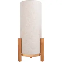 Näve LED-tafellamp Madita, dimbaar, hout licht, Woon-/ Eetkamer, Hout, LED tafellamp