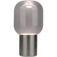 Näve Tafellamp Albero, dimbaar, alu / grijs / zink, Woon-/ Eetkamer, Aluminium, Modern, tafellamp