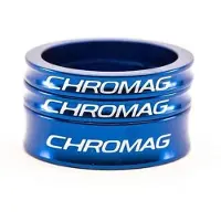 Chromag Stuurafstandhouders Aluminium Blauw