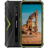 Ulefone Rugged Smartphone Armor X12 4G A22 3GB 32GB 4860-5W A13 Go, Black w Green