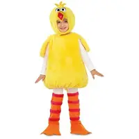MOM Peluche Gallina Caponata Junior Costume Geel 3-4 Years Kinderen